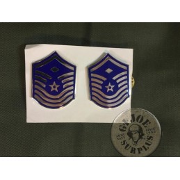 GALONS DE COLL USAF "MASTER SERGEANT" EN CARTRO ORIGINALS