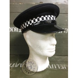 BRITISH METROPOLITAN POLICE OFFICERS CAPS  USED CONDITION