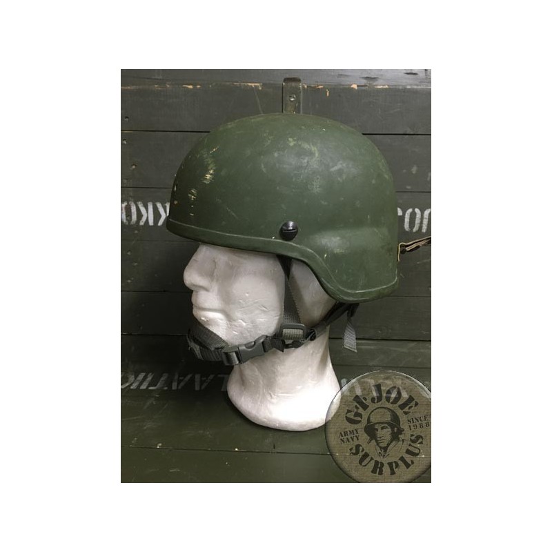 US ARMY BALISTIC KEVLAR HELMET "MAS ACH" USED CONDITION /JUST ONE PIECE