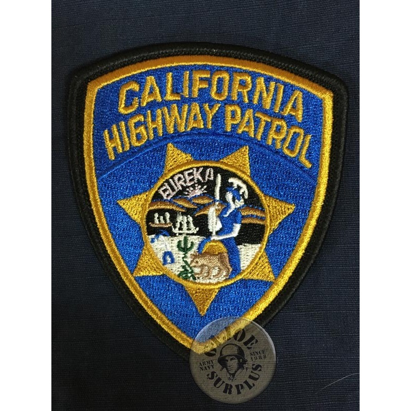 US POLICE REPRODUCTION PATCHES "CALIFORNIA HIGHWAY PATROL"