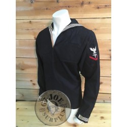 TOP MARINERO US NAVY CON PARCHES y GALONES USADOS