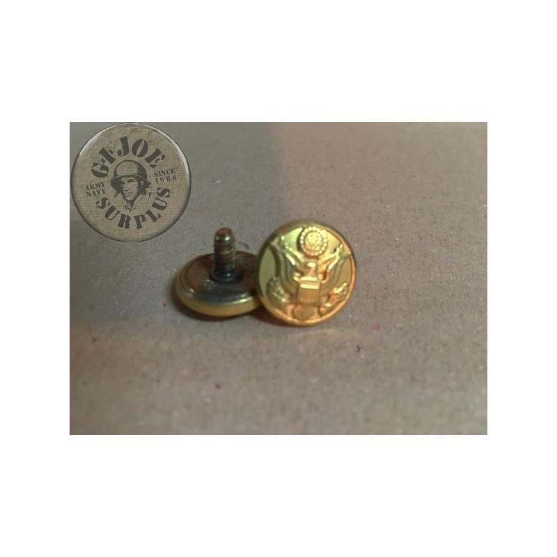 PARELLA DE BOTONS FAMELLA METALICS PER GORRES DE PLAT US ARMY