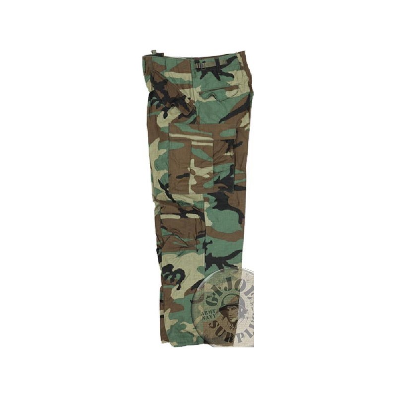 US ARMY M65 WOODLAND CAMO TROUSERS USED