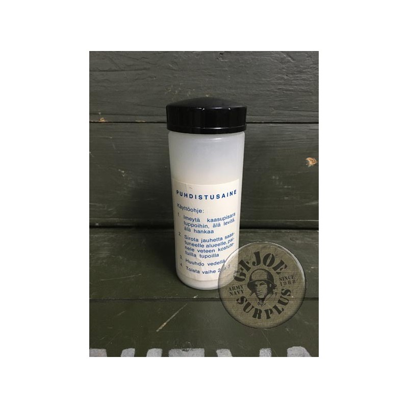 FINNISH ARMY DECONTAMINATION POWDER