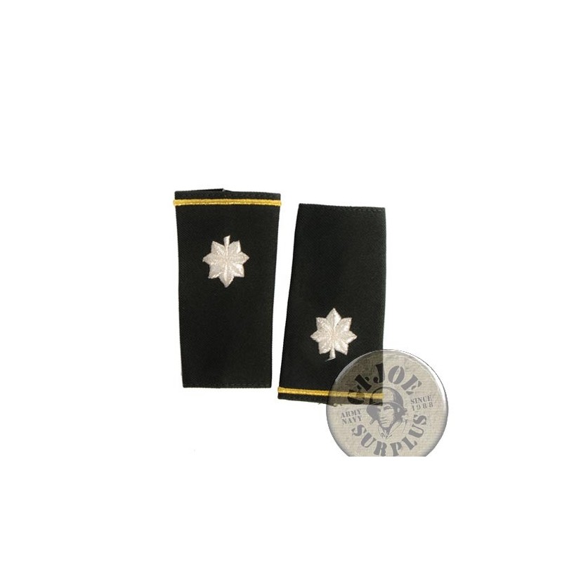 US ARMY EPAULETTES "MAJOR" BLACK COLOUR NEW