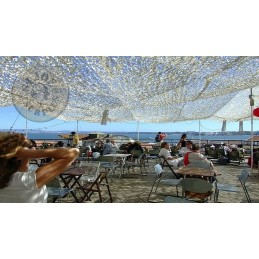 CAMOUFLAGE NET 5X5M 75% SHADE CAMOSYSTEMS PREMIUM/WHITE COLOUR