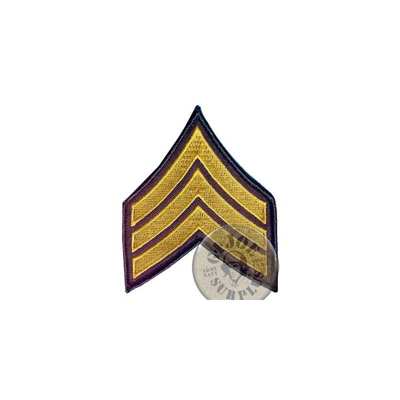 US ARMY "SERGEANT" RANK PATCH MADE IN USA