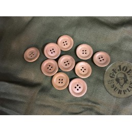 SPANISH ARMY PLASTIC BUTTONS X 10 PIECES