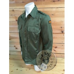SPANISH ARMY OLIVE GREEN UNIFORM COMBAT JACKET AS NEW CONDITION
