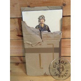 SPANISH ARMY WOOD PHOTO "TANK CHIEF" /COLLECTORS ITEM
