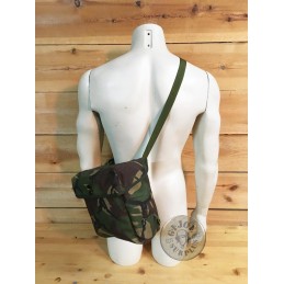 BRITISH ARMY GAS MASK SIDEPACK DPM CAMO AS NEW CONDITION