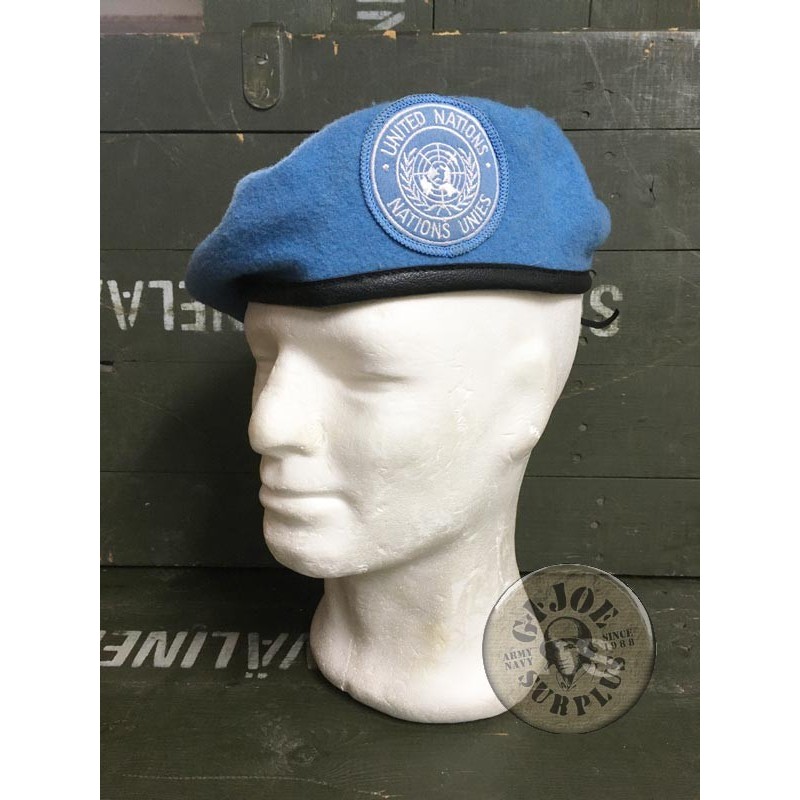 UNITED NATIONS BERETS FROM DIFFERENT NATO COUNTRIES IN USED GREAT CONDITION