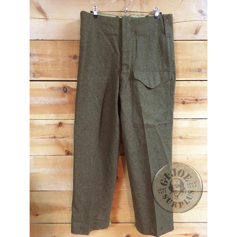CANADIAN ARMY M1949 WOOL BATTLEDRESS TROUSERS AS NEW