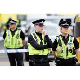 PANTALONS TACTICS "POLICE" ANGLATERRA USATS SUPER GRAU 1 COLOR NEGRE