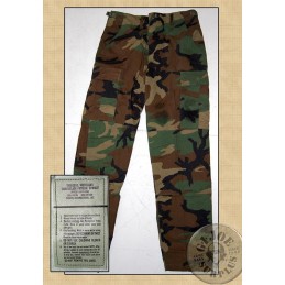 BDU TROUSERS COTTON WOODLAND NEW