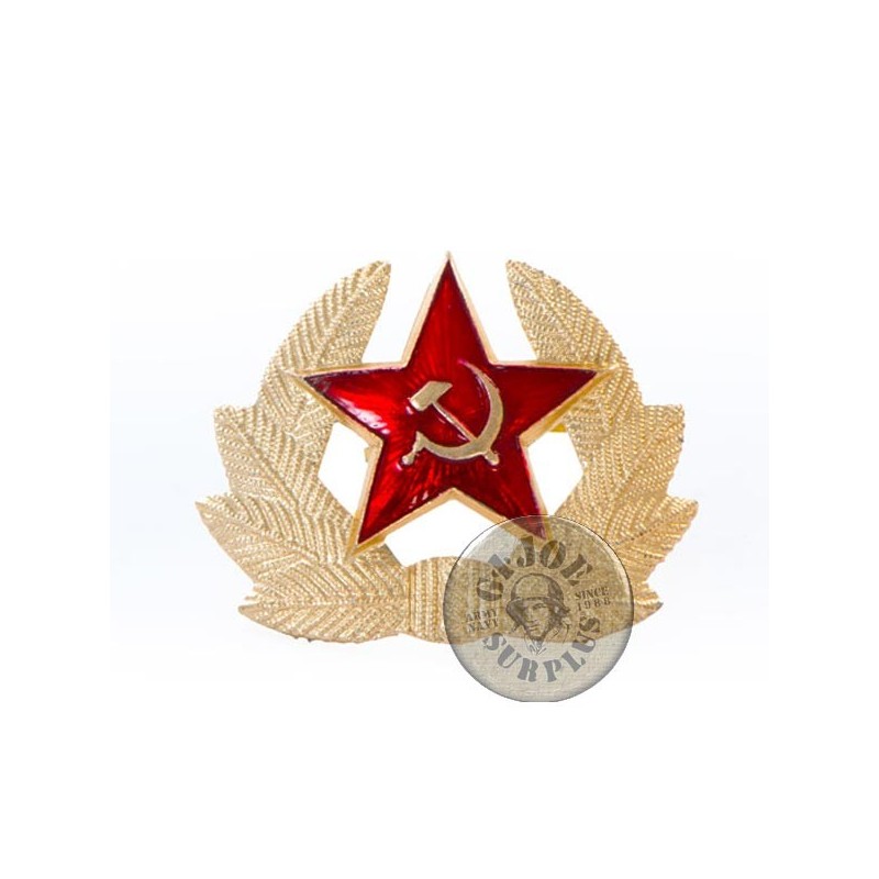 INSIGNIA METALICA GORRA EJERCITO SOVIETICO "TROPA"  PASEO
