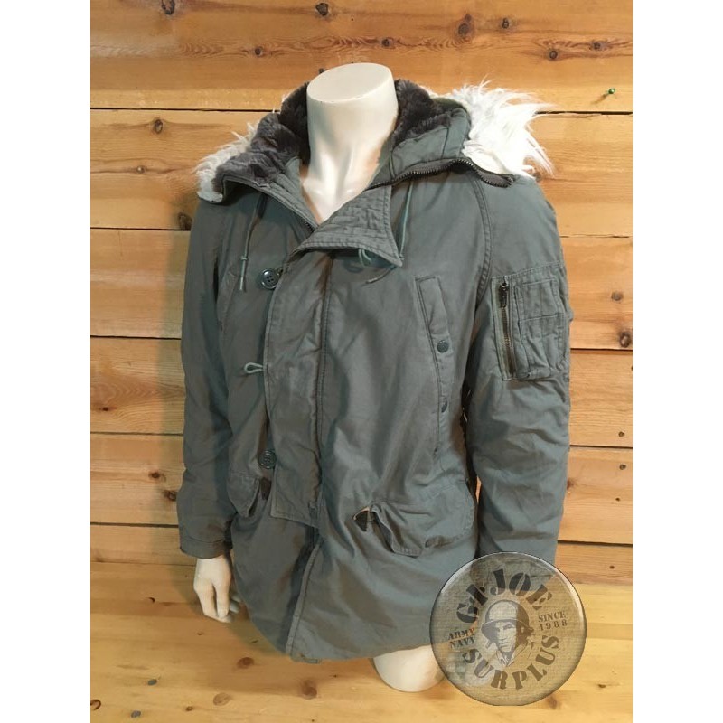 PARKA N3B EXTREME COLD WEATHER US AIR FORCE USADA T-SMALL/ PIEZA UNICA