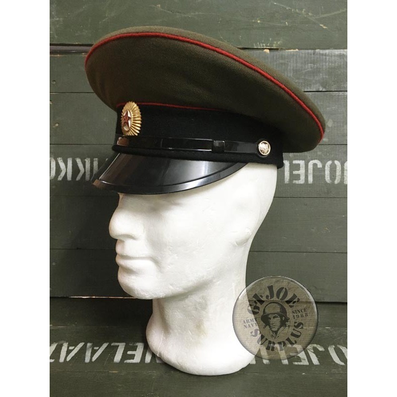 SOVIET UNION ARMY OFFICERS CAP /TROOP "TANKS" USED CONDITION