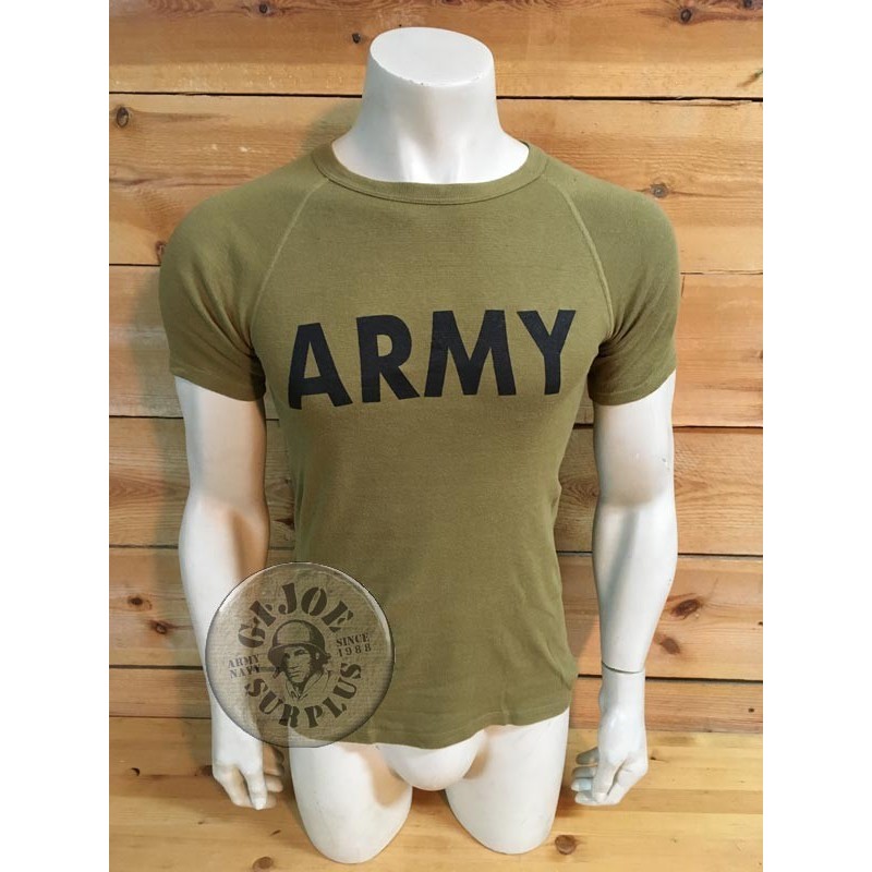 SELLING AT STORE!!! RECYCLED AD PRINTED RAGLAN  ARMY  T/SHIRTS "ARMY"