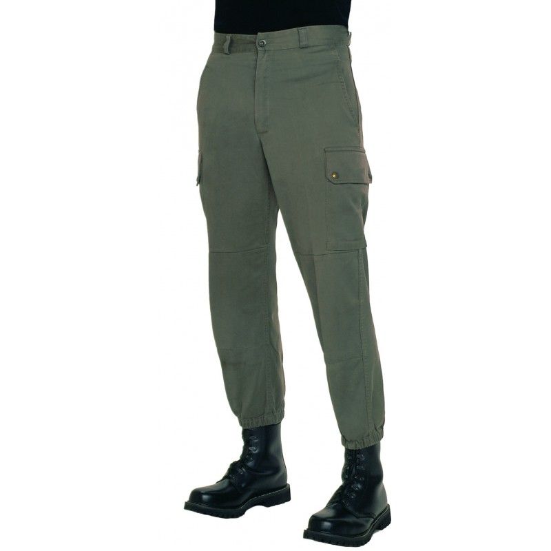SELLING AT STORE!!! FRENCH ARMY F1 GREEN UNIFORM TROUSERS USED CONDITION