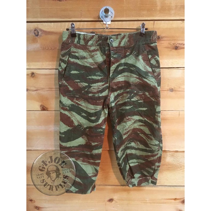 FRENCH ARMY CUSTOM MOUNTAIN TROOPS TROUSERS IN LIZZARD CAMO /COLLECTORS ITEM