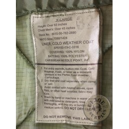 US ARMY M65 JACKET LINER BRAND NEW