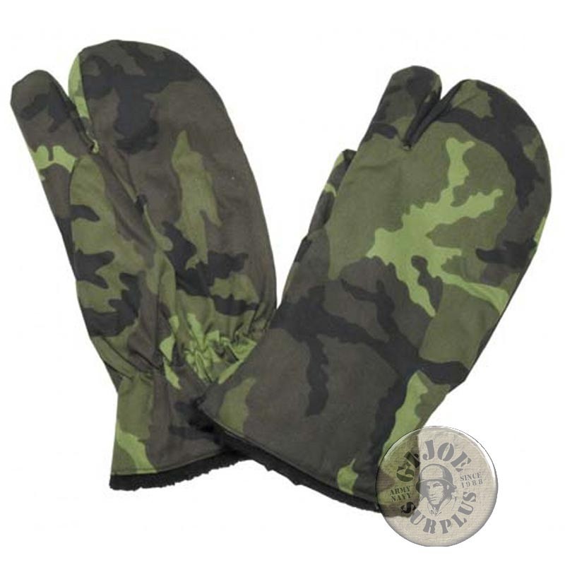 MANOPLES D´HIVERN EXERCIT TXEC CAMUFLATGE M95 NOVES