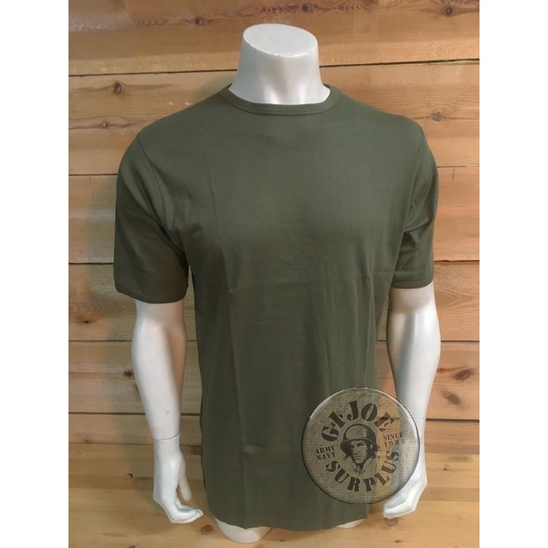 BELGIUM ARMY OLIVE GREEN T-SHIRT BRAND NEW