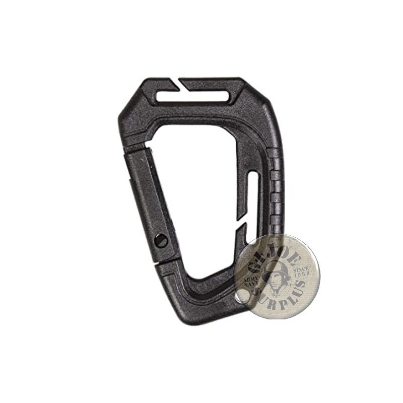 MOSQUETONS TACTICS MOLLE COLOR NEGRE