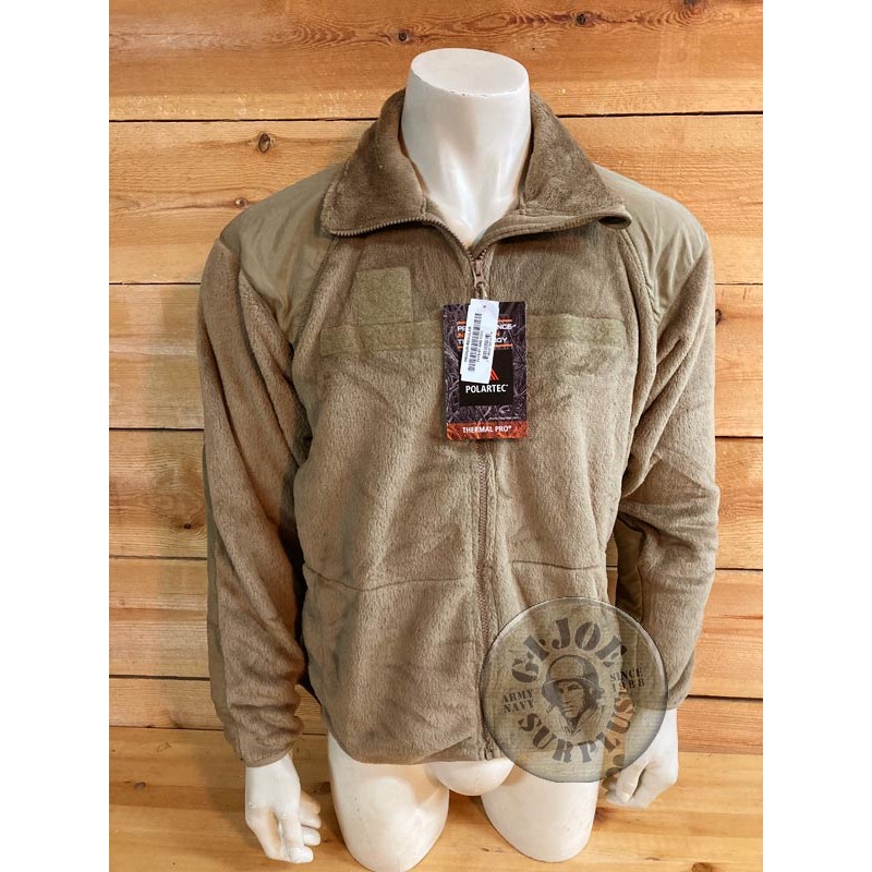 JAQUETA POLAR FRED POLARTEC "ECWCS LEVEL III" COYOTE US MARINE CORPS NOVES