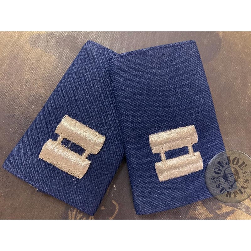 US AIR FORCE EPAULETTES "CAPTAIN" BLUE COLOUR NEW