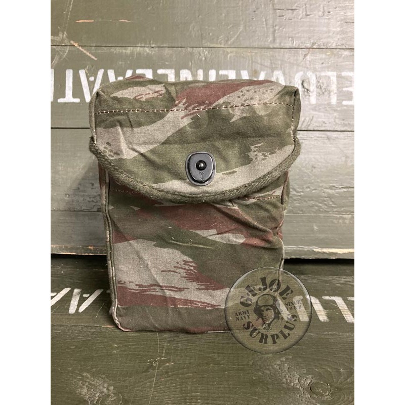 SERBIAN OR YUGOSLAVIAN ARMY LIZZARD CAMO SURPLUS CANTEEN POUCH OLIVE GREEN AS NEW