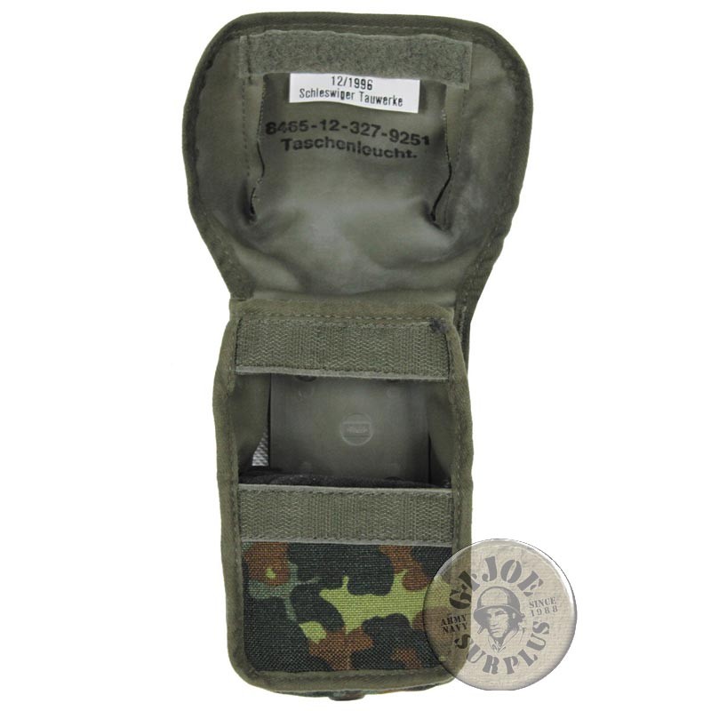 GERMAN ARMY HKG3 FLECKTARN COMBAT SYSTEM FLASHLIGHT POUCH AS NEW