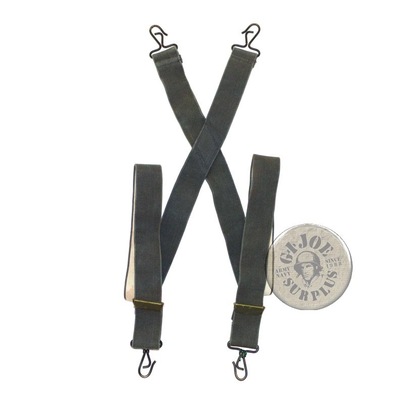 DANISH ARMY SUSPENDERS AS NEW