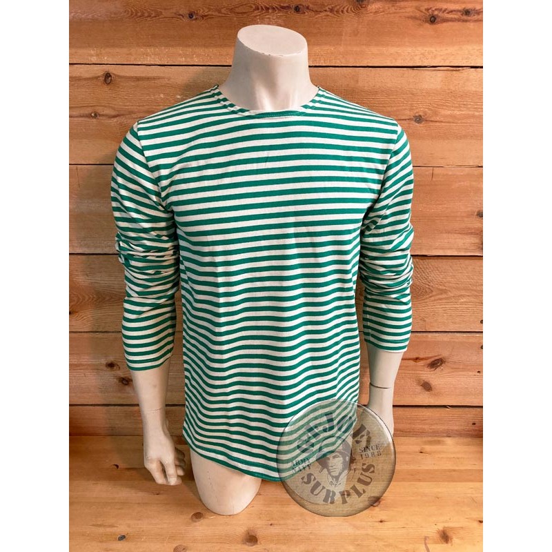 CAMISETAS M/LARGA RALLAS "TELNYASHKA GENUINAS" VERDE