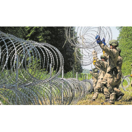 CONCERTINAS 50 METROS GENUINA EJERCITO ALEMAN NUEVAS