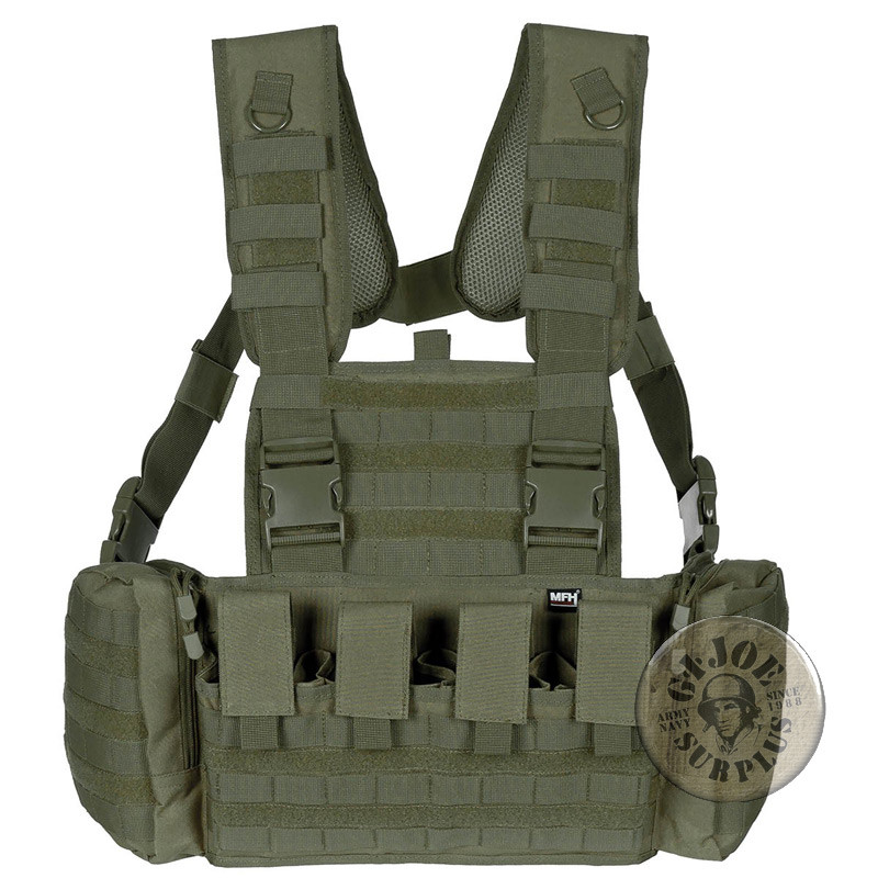 ARMILLA TACTICA "MISSION CHEST RIGG" COLOR VERD
