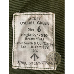 VINTAGE UK!!! JAQUETA M1960 PATTERN OVERALL USADA