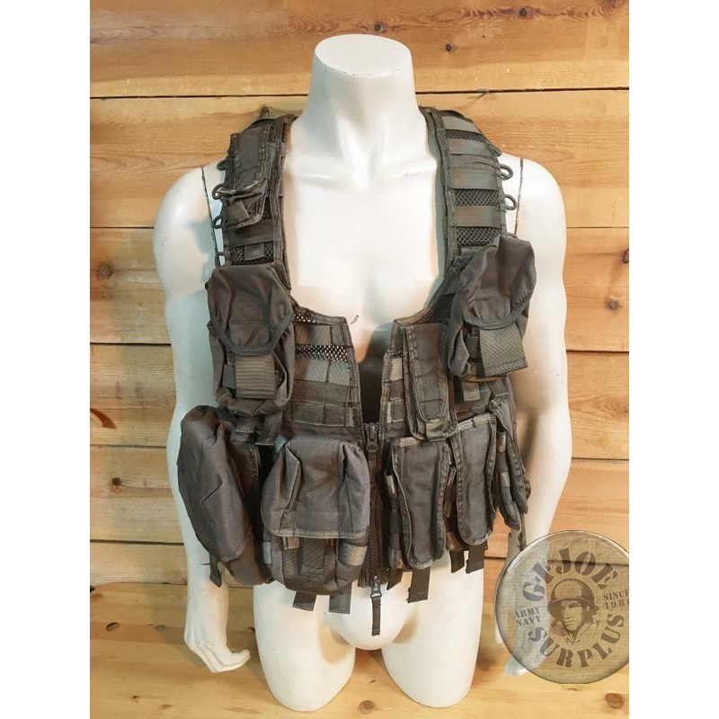 SWEADISH ARMY SVS-12 TACTICAL COMPLETE MOLLE VEST AS NEW