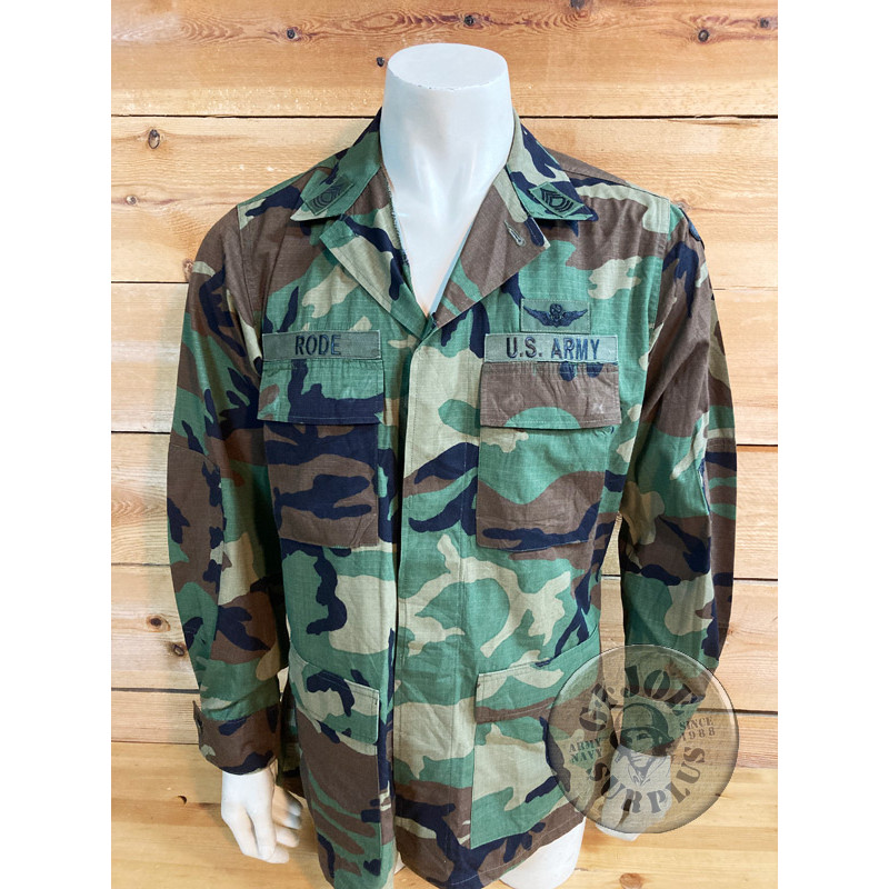 JAQUETA BDU WOODLAND US ARMY 88TH INF DIV MEDIUM LONG