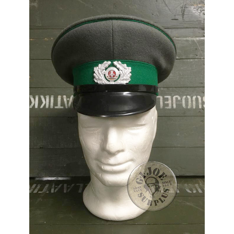EAST GERMAN FRONTIER GUARDS "VOPO" OFFICERS CAP AS NEW