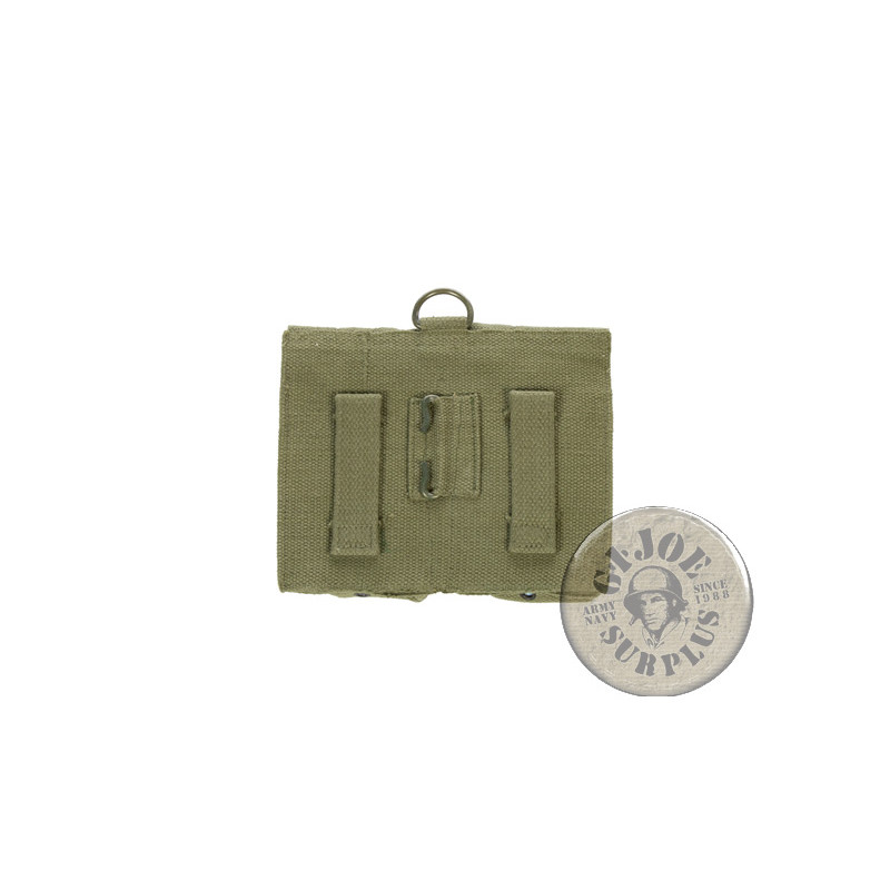 NORWEGIAN ARMY OLIVE GREEN CANVAS AMMO POUCH NEW