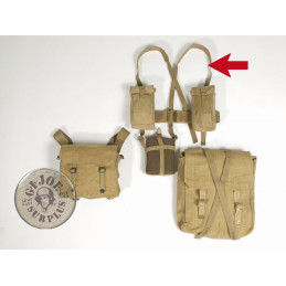 TIRAS BOLSO y TRINCHA DEL SISTEMA COMBATE  37PATTERN GB DATADAS WW2 USADAS