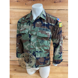 JAQUETA BDU WOODLAND USMC SMALL SHORT