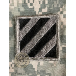 PEGATS VELCRO US ARMY "3RD INFANTRY DIVISION" UNIFORMITAT ACU AT DIGITAL CAMO