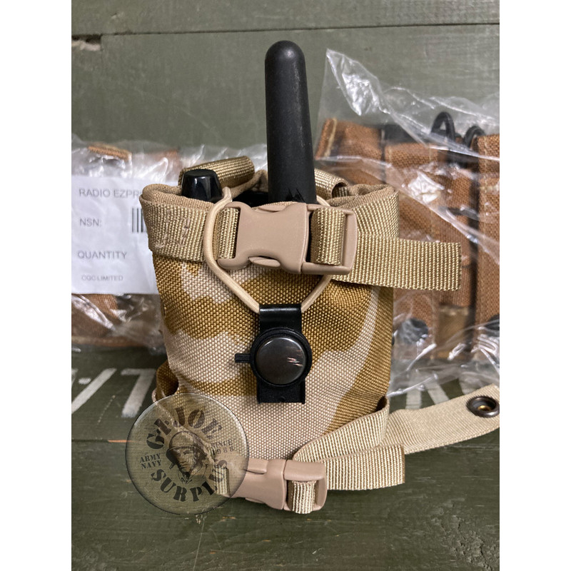 BRITISH ARMY DESERT DPM CAMO OSPREY WALKEI-TALKIE POUCH NEW