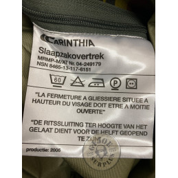 "CARINTHIA" COVER BIVY BAG SLEEPING BAG BELGIUM ARMY JIGSAW CAMO AS NEW
