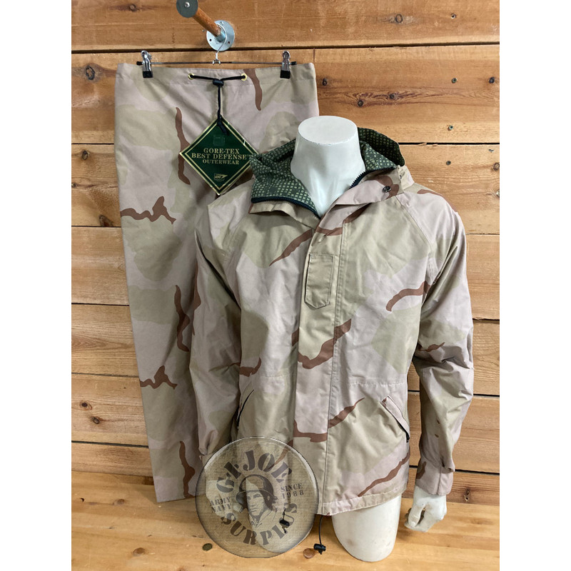 ONE PIECE!!! GORETEX DEFENSE NIGHT DESERT/DESERT TWO SIDES CAMO SET NEW