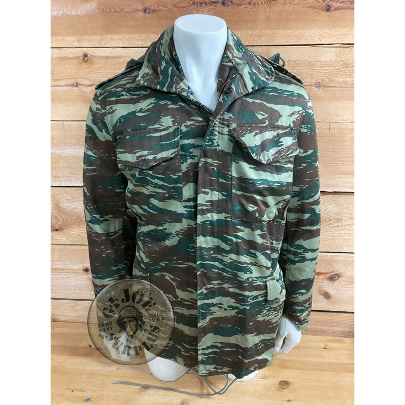 GREECE ARMY CAMO LIZZARD M65 JACKETS NEW