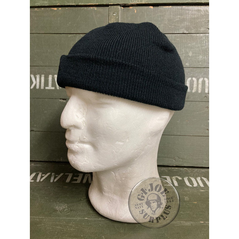ACRILIC WATCH CAP "HIPSTER" BLACK COLOUR